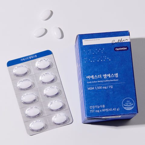 Esther Formula MSM 1500 mg 60 Tablets (Pack of 13)