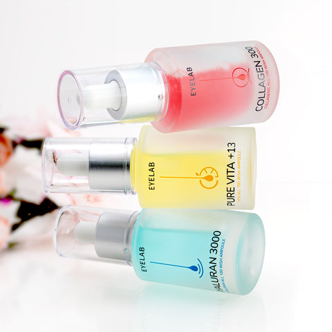 Eyelab (2 Pack) Premium Skincare 3-Piece Ampoule Set Brightening Firming & Hydration