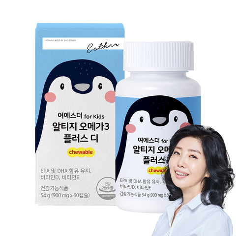 Esther Formula for Kids rTG Omega-3 Plus D Chewable