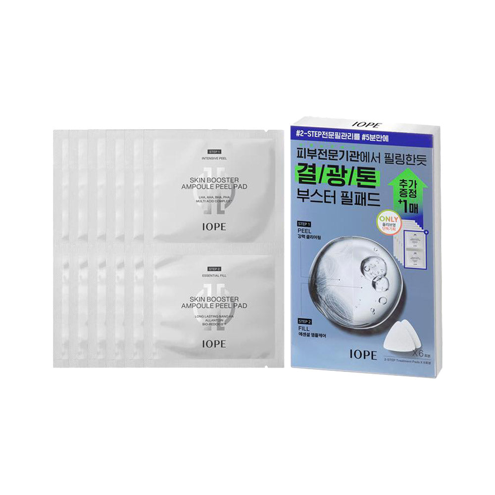 IOPE Skin Booster Ampoule Peel Pad (5+1 Pads)