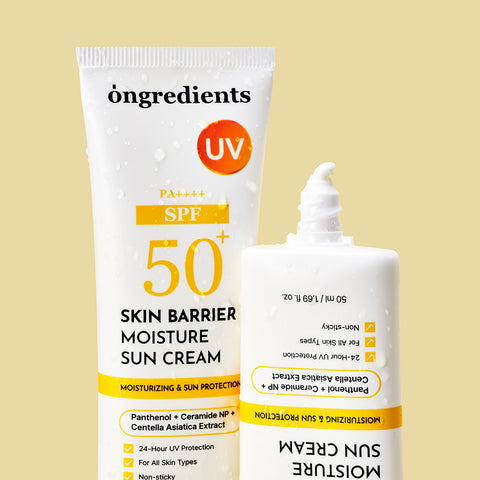 Ongredients Skin Barrier Moisture Sunscreen 50ml (2 Pack)