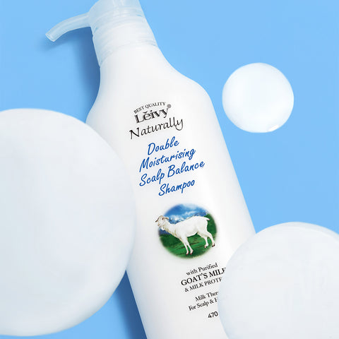 Leivy Goat Milk Scalp Balancing Shampoo 470ml + 470ml (1+1 Set)