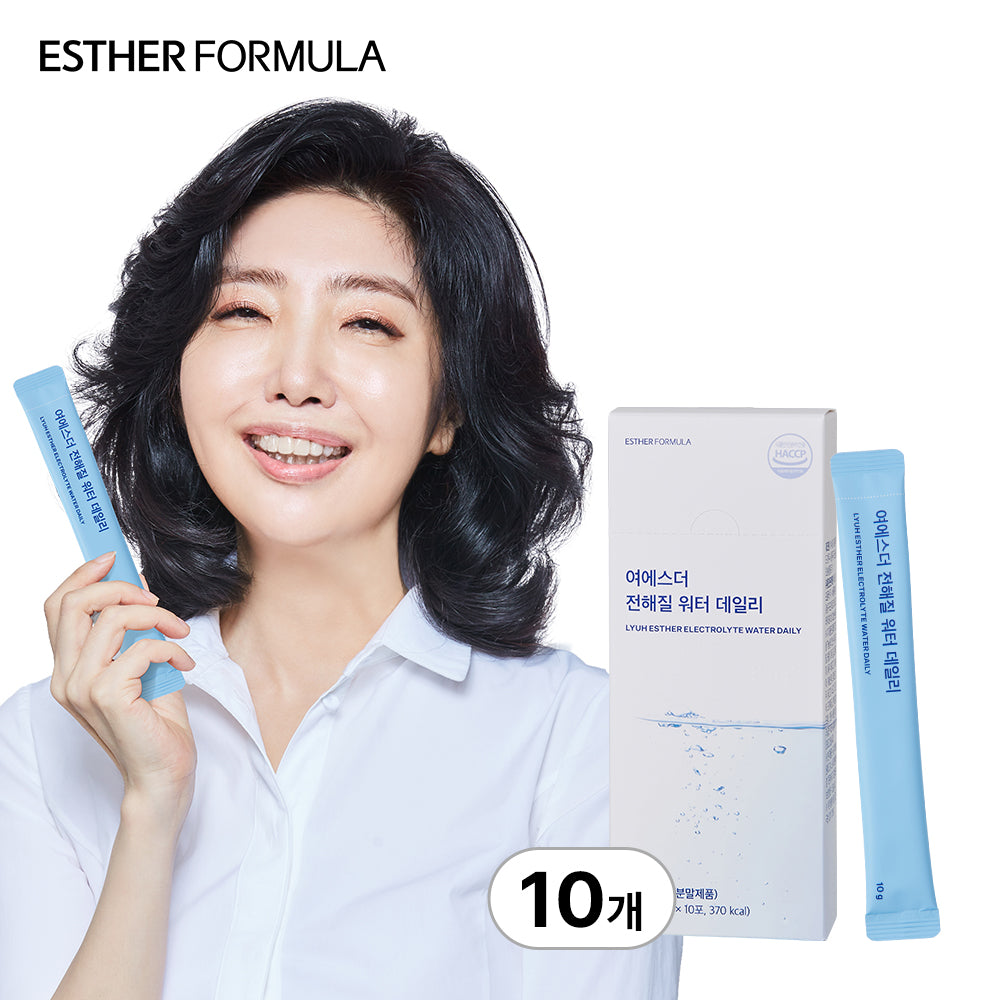Esther Formula Electrolyte Water Daily 4 Electrolytes Lemon Flavor 10g x 10