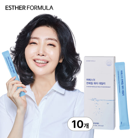 Esther Formula Electrolyte Water Daily 4 Electrolytes Lemon Flavor 10g x 10