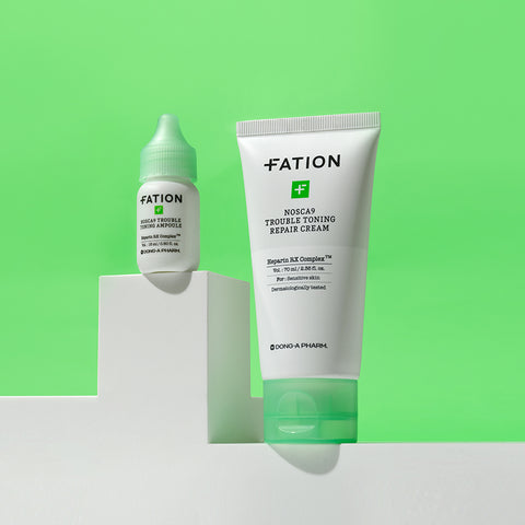 FATION Nosca9 Trouble Trace 2-Piece Set Ampoule 15ml + Cream 70ml