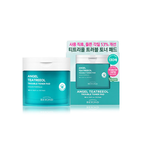 BEYOND Angel Tea Treeol Trouble Toner Pads 130 pads (185ml)