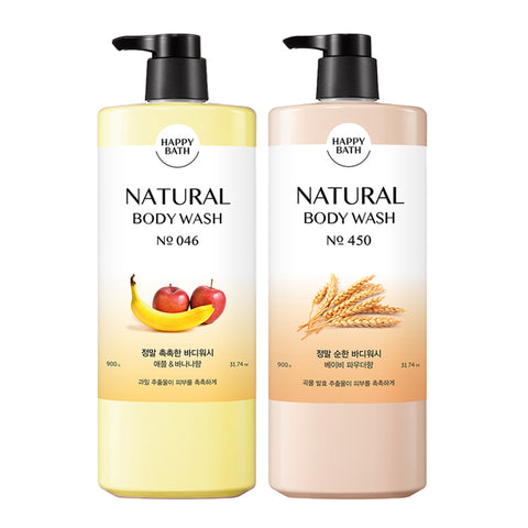 Happy Bath Truly Moisturizing Mildly Acidic Body Wash 900g (2-pack)
