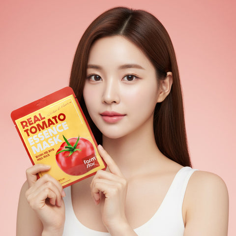 Farmstay Real Tomato Essence Mask 23ml (10 Sheets)