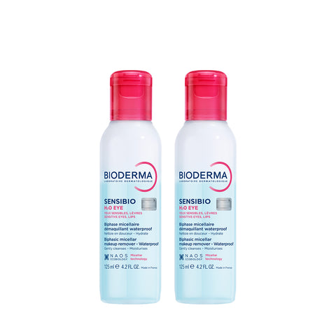 Bioderma Sensibio H2O Eye Lip & Eye Makeup Remover 125ml + 125ml