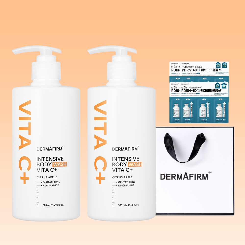Dermafirm Vita C Body Wash 500ml (2 Pack)
