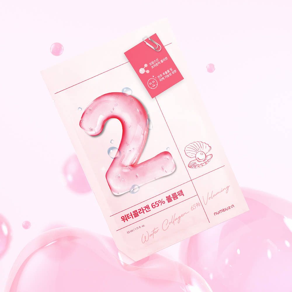 numbuzin No.2 Water Collagen 65% Voluming Sheet Mask 10P