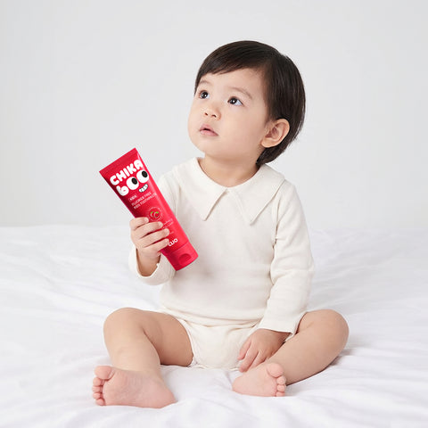 Clio Chikabu Vegan Fluoride-Free Kids Strawberry Toothpaste 100g (3 Pack)