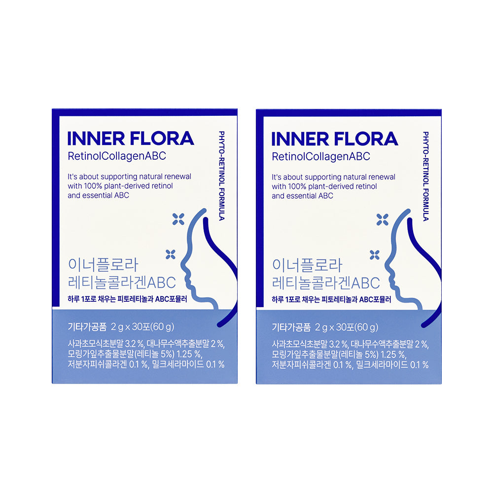 New Origin Inner Flora Retinol Collagen ABC 30-Day Supply (2 Boxes)