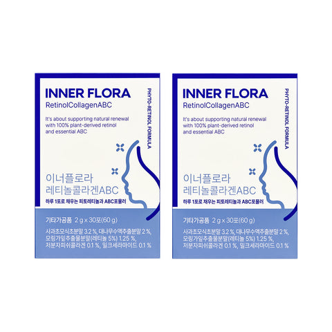 New Origin Inner Flora Retinol Collagen ABC 30-Day Supply (2 Boxes)