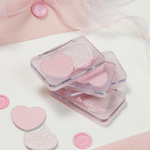 ETUDE Dear My Bestie Heart Pop Duo Blusher #Dear My Pink 7.5g + Fixing Tint 4g