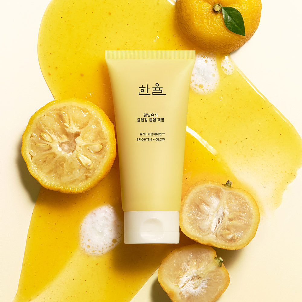 Hanyul Yuja Cleansing Tone Up Pack Foam 120ml