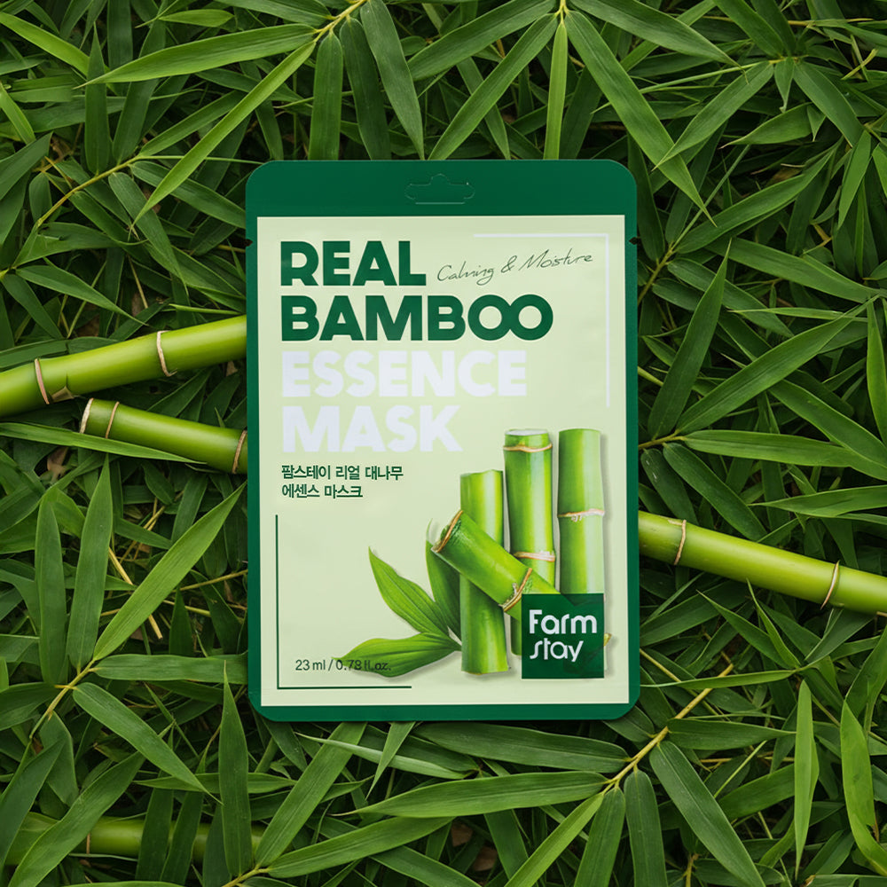 Farmstay Real Bamboo Essence Mask 23ml (10 Sheets)