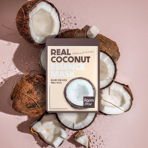 Farmstay Real Coconut Essence Mask 23ml (10 Sheets)