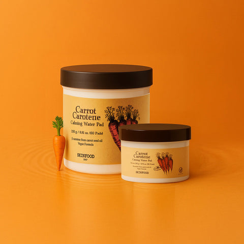 Skinfood Carrot Carotene Calming Water Pad 30P MINI + Pad Refill
