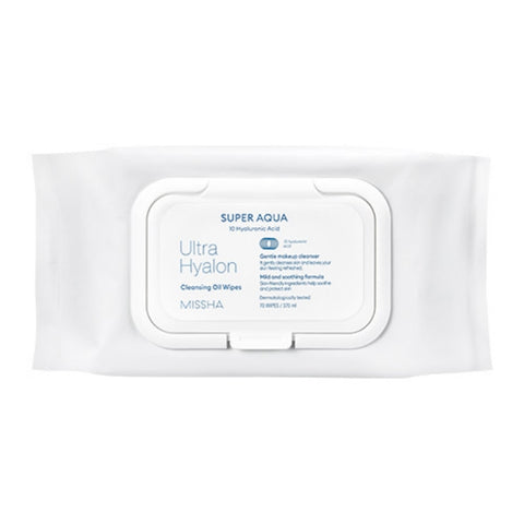 MISSHA Super Aqua Ultra Hyalon Cleansing Oil Tissue 70 sheets (2 pack)