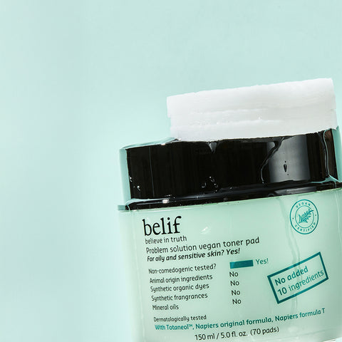 belif Probleum Solution Vegan Toner Pad (70 pads) 150ml