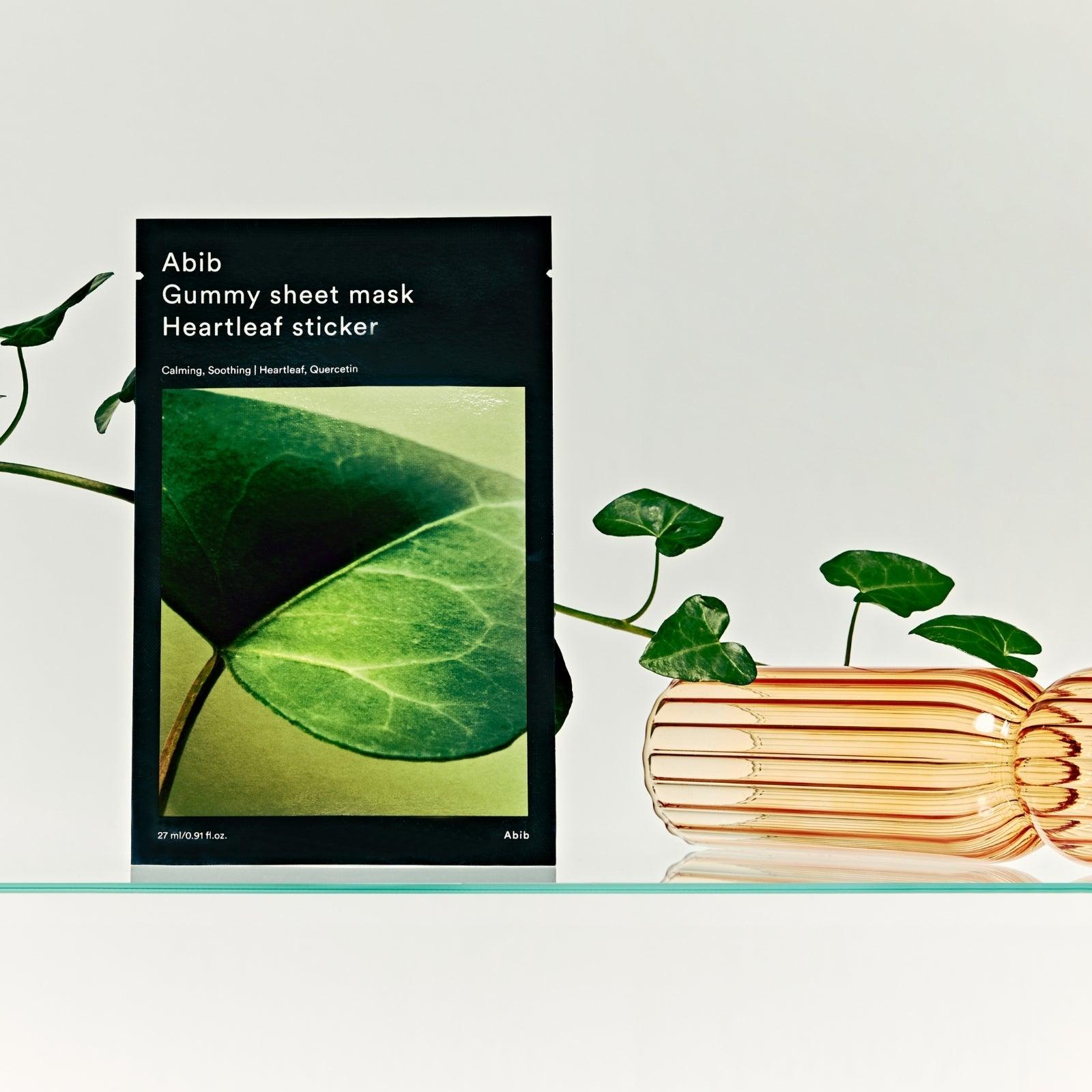 Soonsu Beauty Gummy Sheet Mask Hearleaf Sticker front view