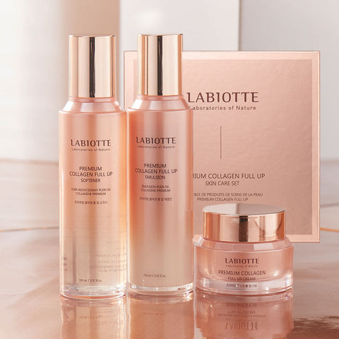Labiotte Premium Collagen Pull-Up Skincare Elasticity Care 3-Piece Set