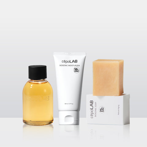 cepoLAB Biogenic Essence 90% 100ml + Moisturizer 80ml + Soap