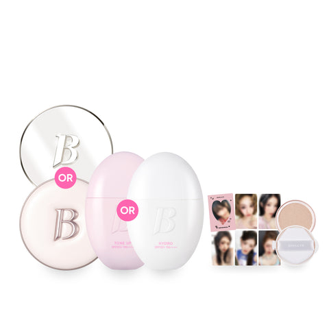 Banila Co Cushion Make-Up Booster Set (Cushion + All Day Prep Tone-Up or Serum)