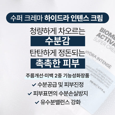 Biome Activate Super Crema Hydra Intense Cream (110 ml) (3 Pack)