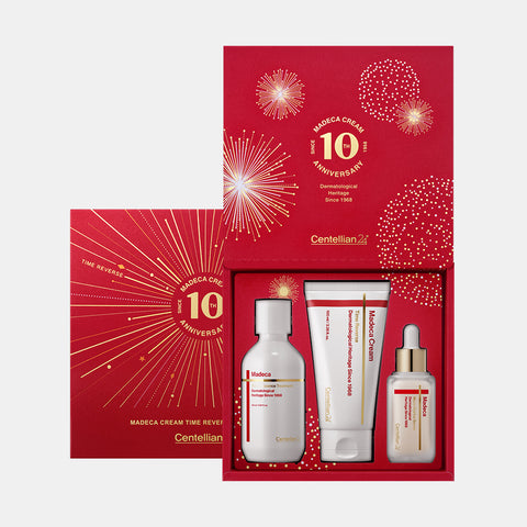 Centellian24 Madeca Cream Time Reverse 10th Anniversary Edition (Time Reverse 100ml + Toning Essence 150ml + StarTalk Serum 50ml)