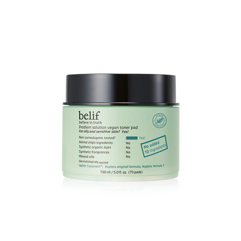 belif Probleum Solution Vegan Toner Pad (70 pads) 150ml