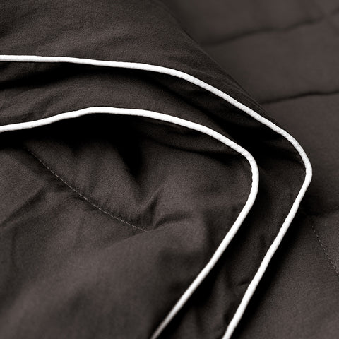 Nard Relaxa Deep Sleep All-Season Comforter (Charcoal / White)
