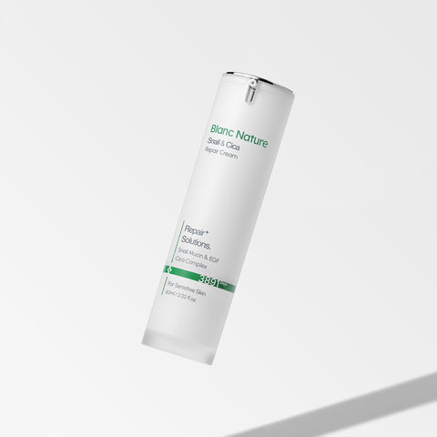 Blancnature Snail Mark Cream with High-Concentration Cica 60ml