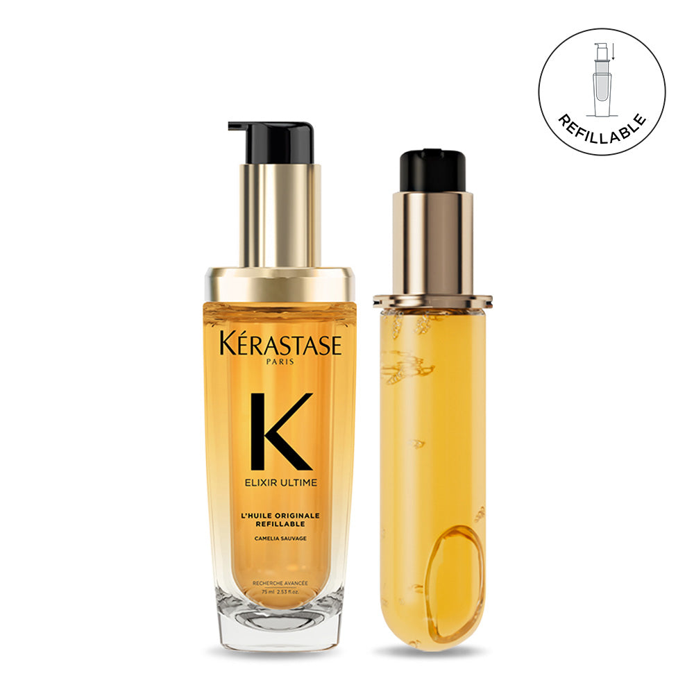 Kerastase Elixir Ultime Original Hair Oil 75ml + Refill 75ml