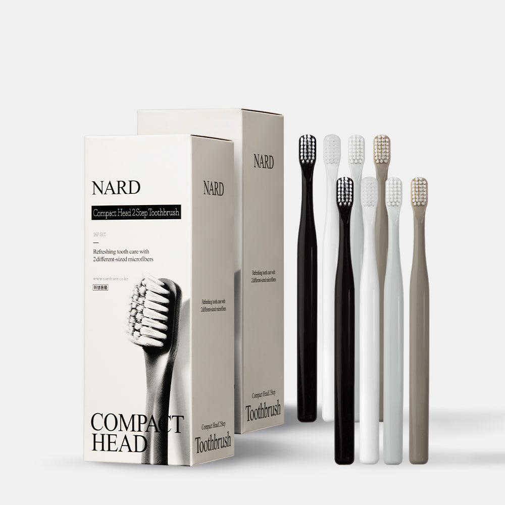 Nard Compact 2-Stage Fine-Bristle Toothbrush
