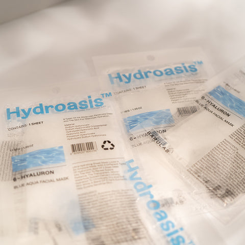 Barulab HydroOasis¢â 6-Hyaluronic Acid Blue Aqua Facial Mask 10sheets
