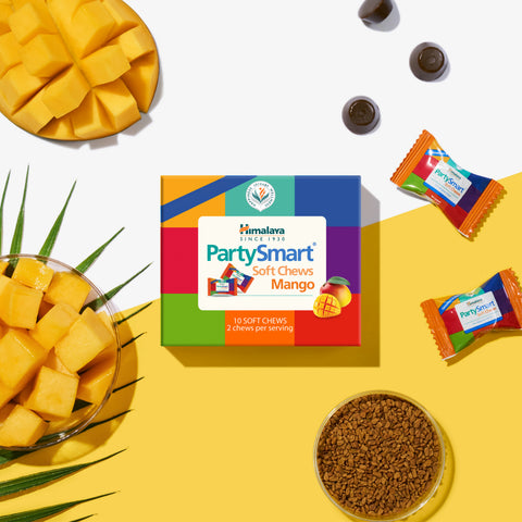 Himalaya PartySmart Soft Chew Mango 10 pcs x 5 (3.05 g each)