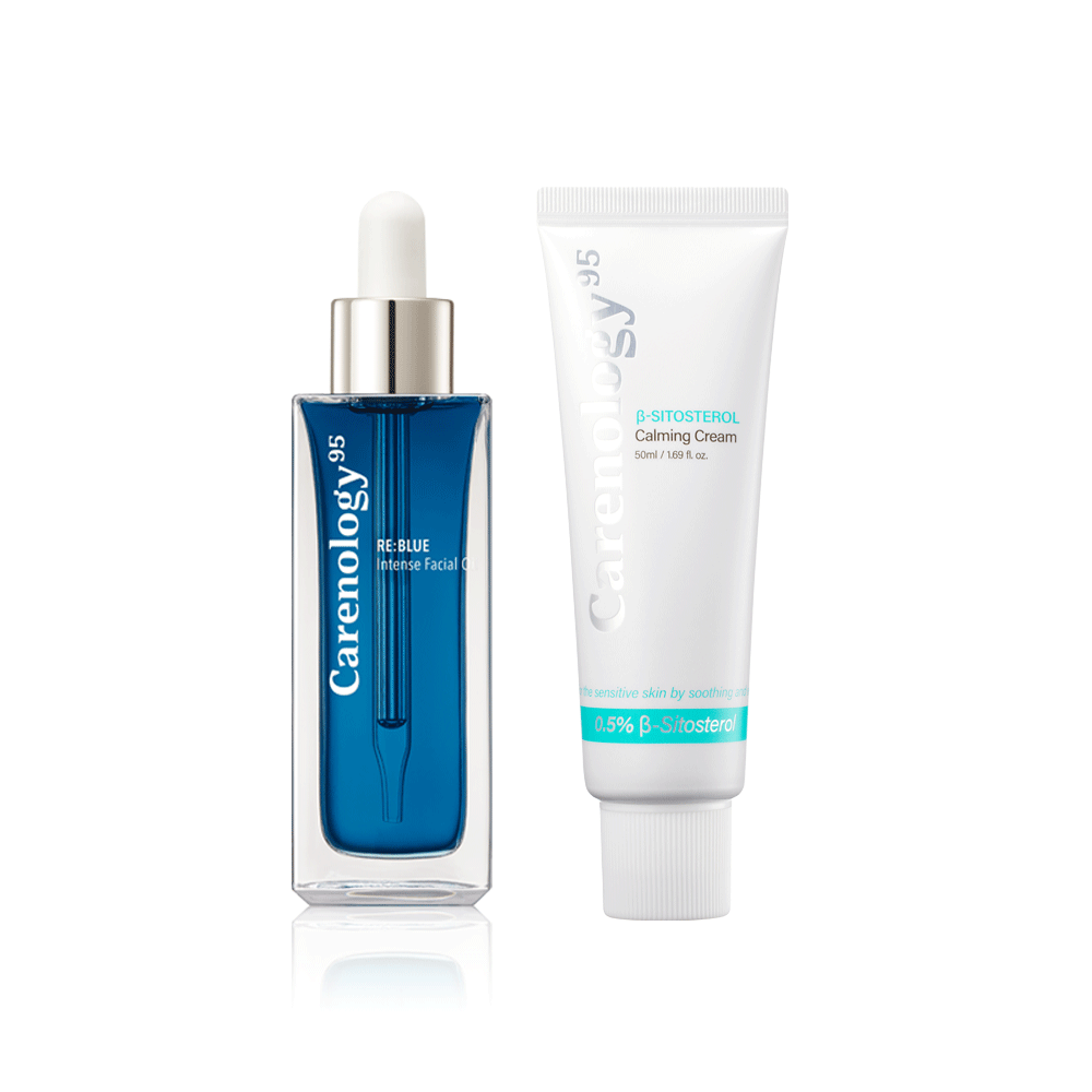 Carenology Oil Glow Barrier Care Set (Oil + Soothing Cream) 2-Piece Set