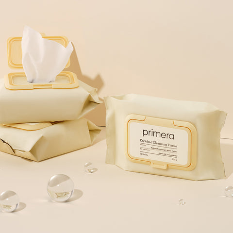 Primera Enriched Cleansing Tissues 60 Sheets