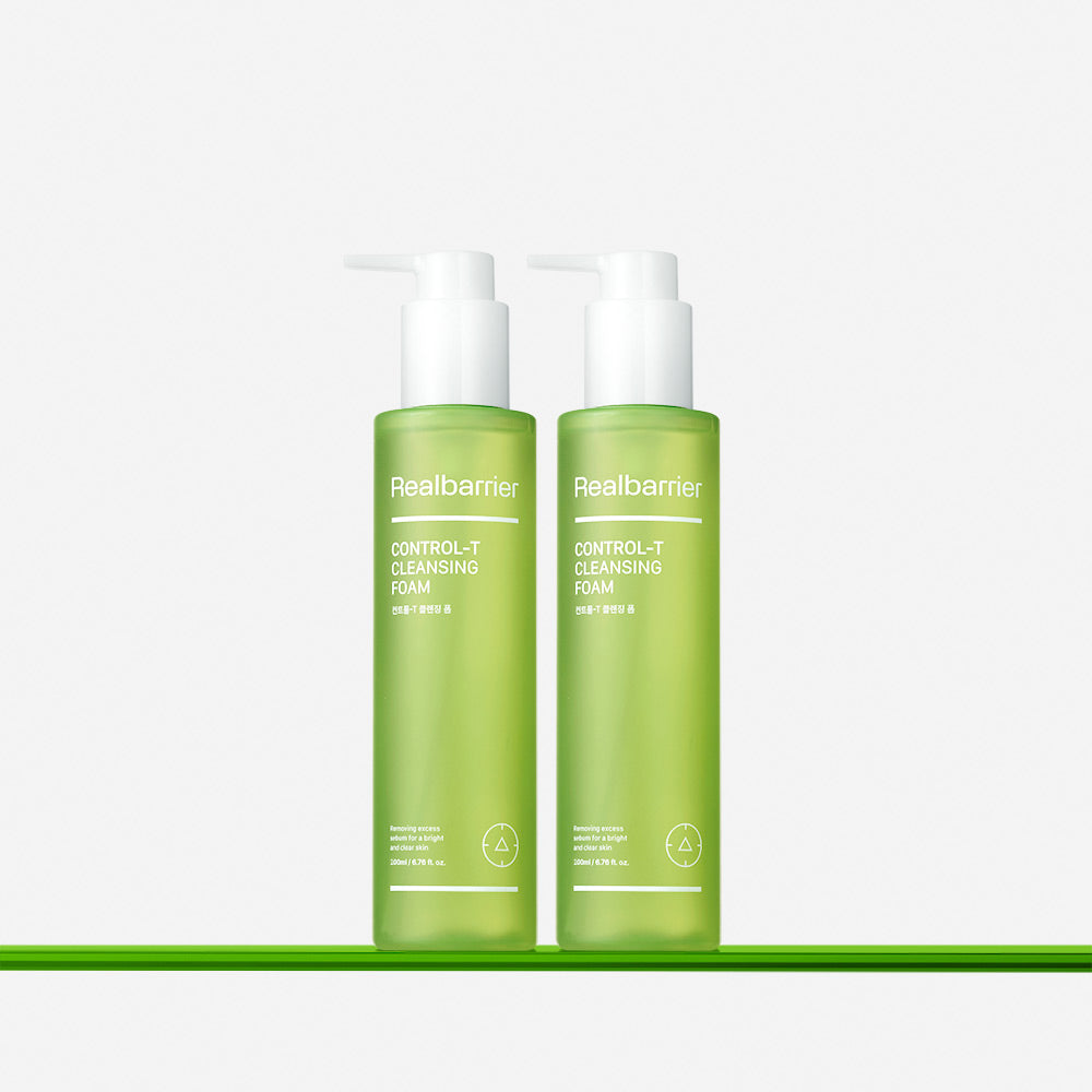 Real Barrier Control-T Cleansing Foam 200ml (2-Pack)
