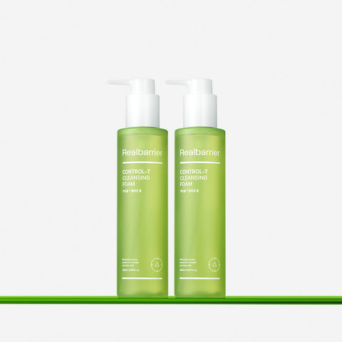 Real Barrier Control-T Cleansing Foam 200ml (2-Pack)