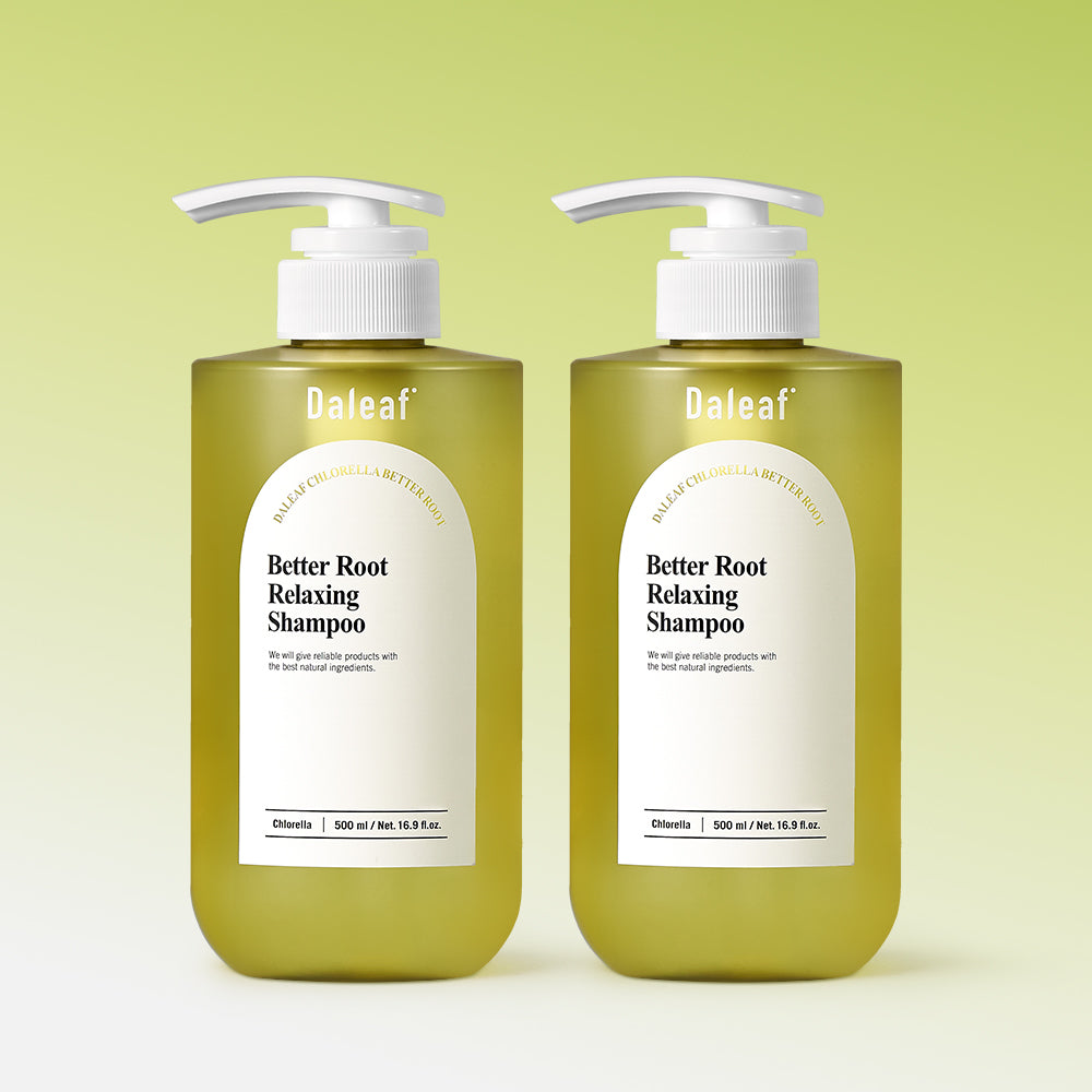 Daleaf Chlorella Better Root Relaxing Shampoo 500ml (2 Pack)
