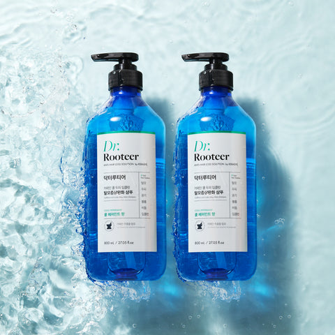 Dr.Rooteer Beer Yeast Hair Loss Relief Shampoo Musk Scent 800ml x2 + 180ml