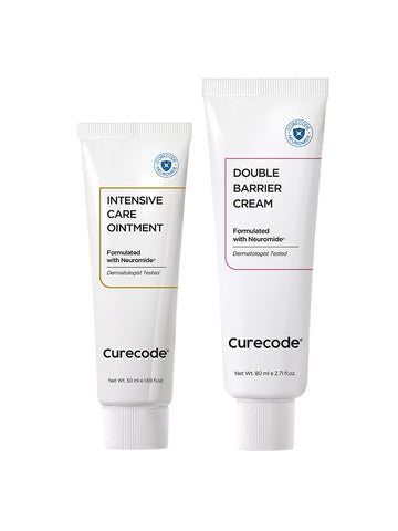 CureCode Double Barrier Moisture Duo (Cream 80ml + Ointment)