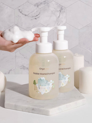 Orgabebe Baby Body Wash & Shampoo 500ml (2 Pack)