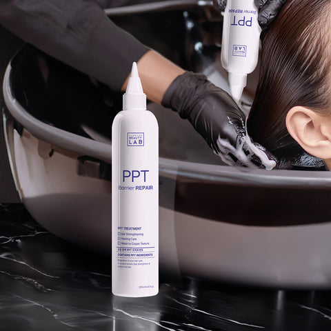 ParkJun Beauty Lab PPT Protein Salon Ampoule Treatment + Heat-Therapy Electric Cap (250ml)