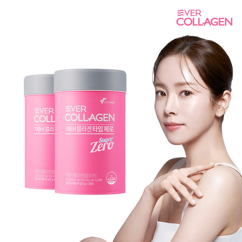 Newtree Ever Collagen Time Zero 2-Month Supply GPH Low-Molecular Tri-Peptide Collagen (Powder)