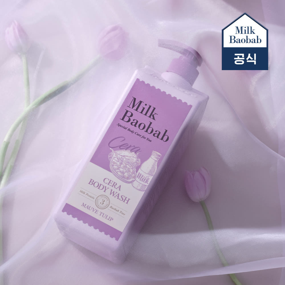 Milk Baobab Cera Body Wash Mauve Tulip, 1.2L