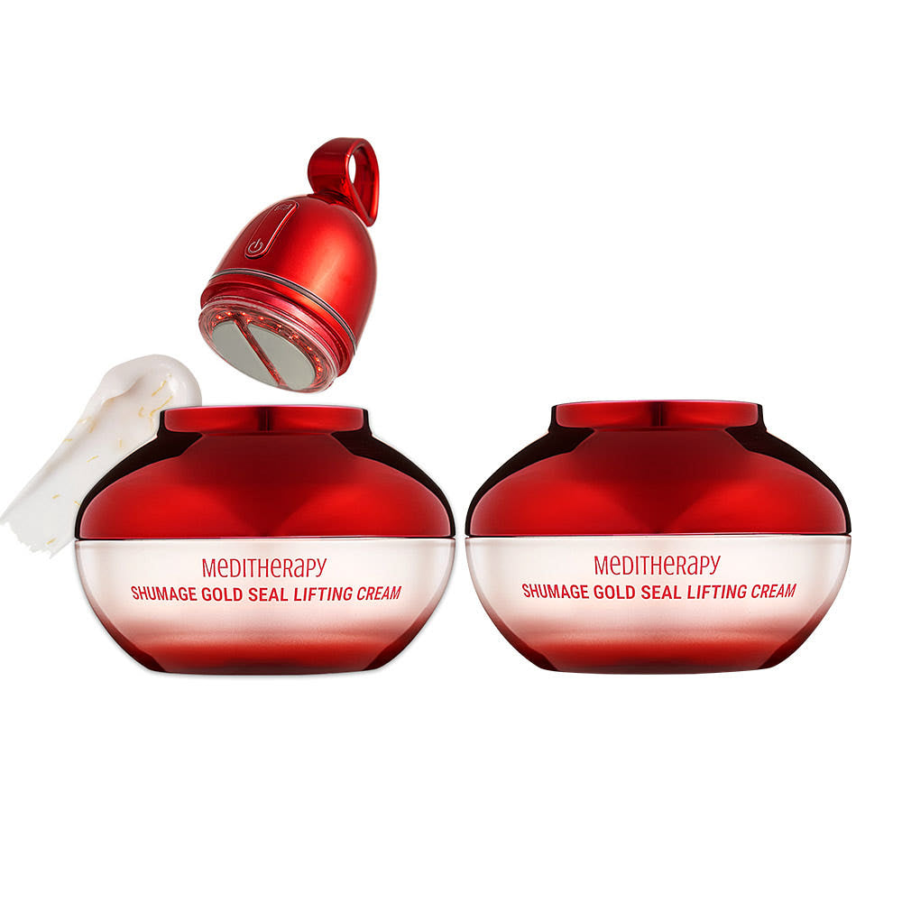 Meditherapy Shumage Gold Seal Lifting Cream 50ml x 2 + Device Set